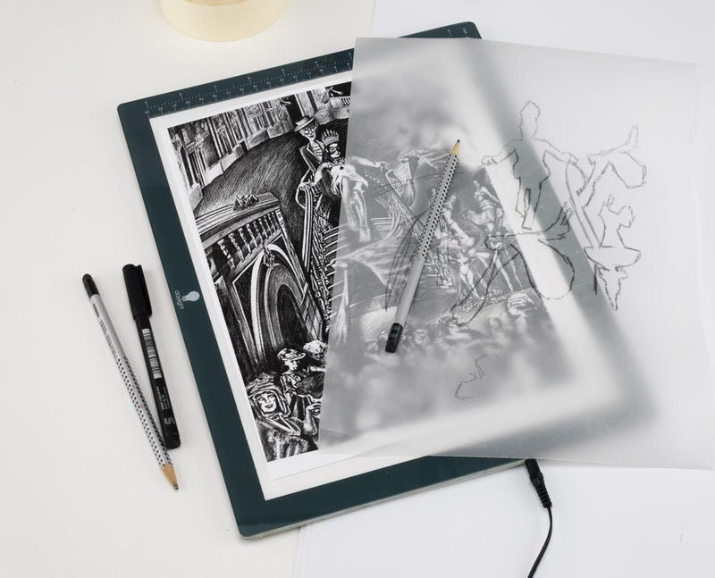 Daylight Ultra-Thin A4 LED Light Pad for Tracing & Drawing â€“ Dimmable Brightness with Memory Function â€“ Ideal for Artists, Designers & Crafters - Image 5